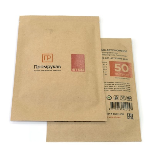 Противопожарная STEG Пластина ПР-50 (1 шт/уп) Промрукав | код PR08.26364 | ПРОМРУКАВ фото 2