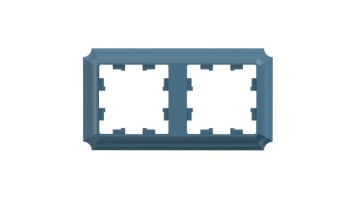 Рамка 2-пост. AtlasDesign Antique универс. изумруд. | код ATN100802 | Systeme Electric