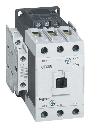 Контактор CTX³ 65 3P 50A (AC-3) 2но2нз =48В | код 416153 | Legrand