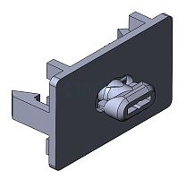 Опорное основание для кабельного канала, 20шт. | код WD 01 | ПРОВЕНТО
