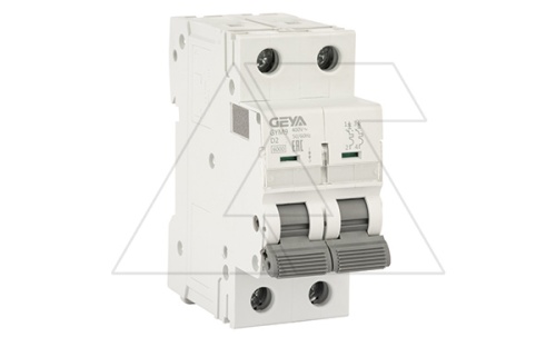 Авт. выключатель GYM9-2P-2D, 2P, 2A, хар-ка D, 6kA, 2M | код GYM92P2D | GEYA Авт. выключатель GYM9-2P-2D, 2P, 2A, хар-ка D, 6kA, 2M | код GYM92P2D | GEYA