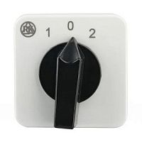 Переключатель BS 16 203K U, 3P, 20A, тип 1>0<2, 3NO на 1_2, без перемычек, на дверь, фронт IP40 | код EAC610944 | Rade Koncar