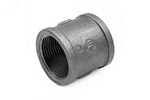 Муфта чугунная прямая Ду32 (1 1/4') ВВ | код 127-3496 | Fittex PLUS