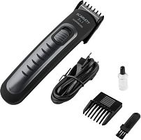 Машинка для стрижки Scarlett SC-HC63055 черный/серебристый 3Вт (насадок в компл:1шт) | код 375068 | SCARLETT