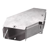 Угол горизонтальный 90 градусов с крышкой Стандарт 150х100 Промрукав | код PR16.0416 | ПРОМРУКАВ