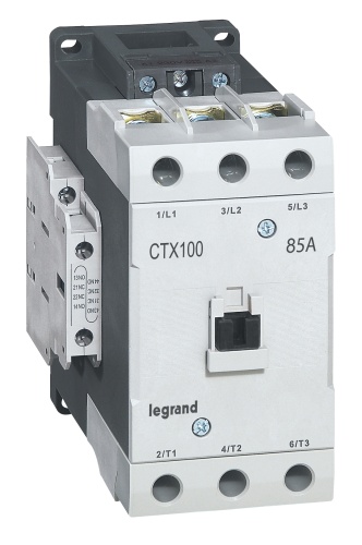 Контактор CTX³ 100 3P 85A (AC-3) 2но2нз =48В | код 416203 | Legrand