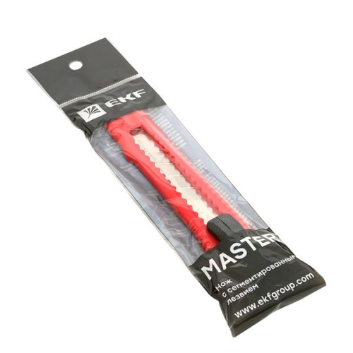 Нож с сегментированным лезвием 18 мм НСМ-20 Master | код ncm-20-ms | EKF фото 3