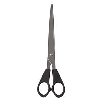 Ножницы STAFF, 180 мм, чёрные, упаковка с подвесом, 236939 | код 236939 | STAFF