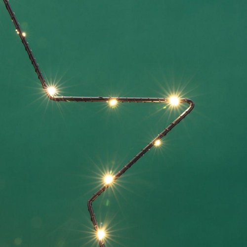 Звезда подвесная на металлическом каркасе 30см 20LED теплый белый питание 2хАА не в комплекте | код 501-057 | Neon-Night фото 9