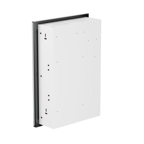 Корпус ArtShell Elegance встраиваемый силовой 28 модулей, белая дверь из закаленного стекла EKF | код artshell-e-28p-cw | EKF фото 3