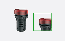 TS2011-3BB30 Индикатор TS2, тип F2, AC/DC 12V, желт., шт | код TS2011-3BB30 | SUPU