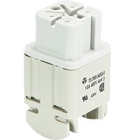 Розеточная контактная вставка REVOS MINI, Size MINI, винтовая фиксация, 4 полюса + РЕ, 400 V, 10 А, материал контактов: медный сплав, тип покрытия контактов: серебро | код 73.300.0453.0 | Wieland