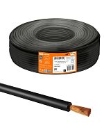 Провод ПуГВнг(А)-LS 1х1.5 ГОСТ (бухта 100м) черный | код SQ0124-0830 | РЭМЗ ТМ
