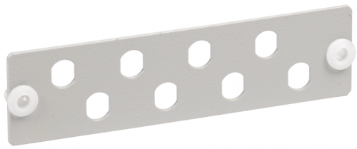 Панель для 8-ми оптических адаптеров (FC или ST в 19 дюйм.кросс) | код FOBX-P8-FX | ITK by IEK Панель для 8-ми оптических адаптеров (FC или ST в 19 дюйм.кросс) | код FOBX-P8-FX | ITK by IEK