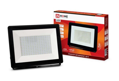 Прожектор светодиодный СДО-8 150Вт 230В 6500К 13500лм IP65 | код 4690612030074 | IN HOME