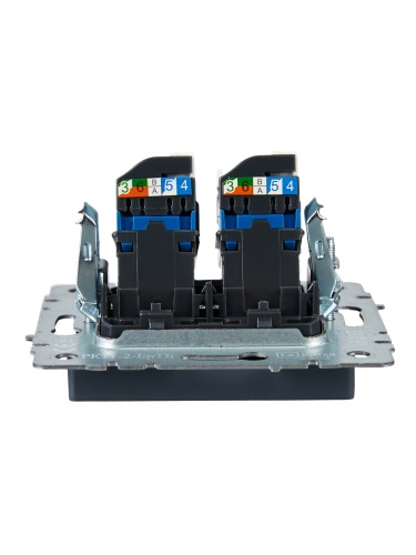 BRITE Роз. комп. 2-ая RJ45 кат.6 РК11-2-БрМ мар. IEK | код BR-K20-2-K35 | IEK фото 3