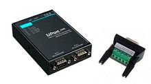 Преобразователь UPort 1250I 2-port RS-232/422/485 USB-to-serial converter with 2 kV electrical isolation, adaptor included | код 00-01178366 | MOXA