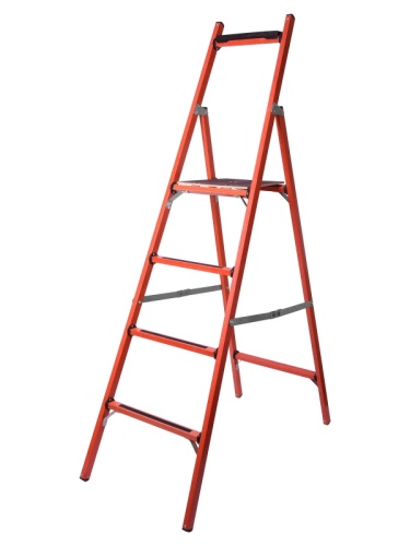 Стремянка диэлектрическая СД-1.5, 4 ступени, высота площадки 1,5 м, до 50 кВ, ЭкспертЭлектрик TDM | код SQ1028-0602 | TDM