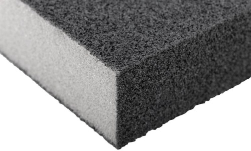 Губка шлифовальная 100х70х25мм Р 60/Р 100 средняя жесткость алюм./оксидная FIT 38367 фото 7