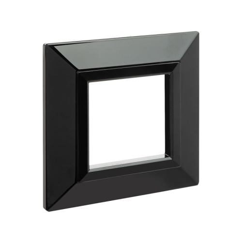 Рамка из металла, ''Avanti'', черная, 2 модуля | код 4402852 | DKC фото 2