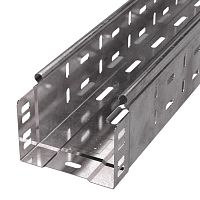 Лоток перфорированный Стандарт 100х80х3000 (1,0 мм) (6 м/уп) Промрукав | код PR16.2298 | ПРОМРУКАВ