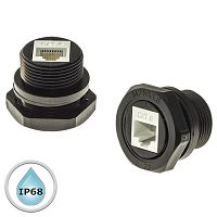 Разъём герметичный SZC RJ45M25Z0-6A, 10BASE-T,100 BASE-T, 1000 BASE-T | код 107883 | SZC