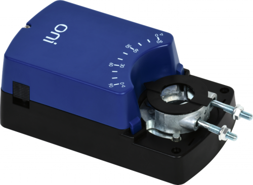 Привод заслонки 40Нм 230В AC регулируемый 0-10В/4-20А без возвратной пружины с дополнительным переключателем ONI | код ODA-40-M-230-N-A | ONI