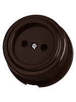 Розетка 2П 10А 250В коричневая «Виви» TDM | код SQ1820-1416 | TDM