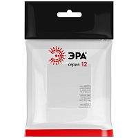 Рамка для розеток и выключателей Серия 12 12-5201-01 на 1 пост, Классик, белый | код Б0067758 | ЭРА