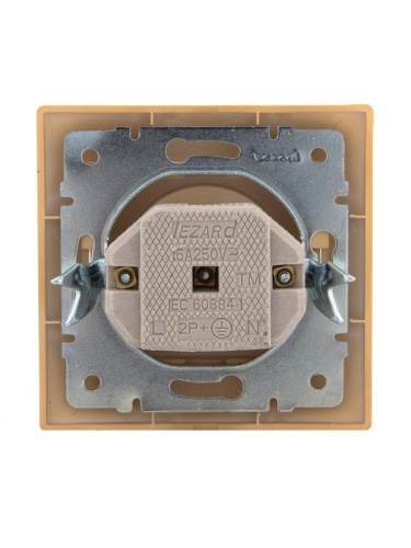 Мира Розетка без заземления керамика ясень | код 701-4747-121 | LEZARD фото 4