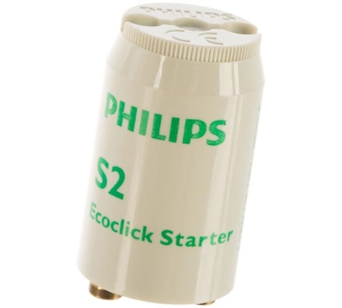 Стартер S2 4-22Вт 220В последовательное подключение | код. 871150069750933 | PHILIPS