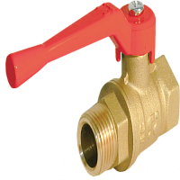 Кран шаровой 11Б27п1 Ду25 А31 ВН рычаг PN40 | код БАЗ.А31.0.25.PN40 | БАЗ