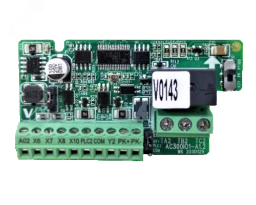 Опция для преобразователей частоты VF-101 VF-101 опция расширения входов выходов | код PBC00004 | VEDA MC