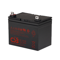 CSB GP12340 Аккумуляторная батарея для ИБП, напряжение: 12В, ёмкость: 34Ач, клеммы: под гайку и болт М6, Размеры ДШВ: 195,6х130х154,8мм, вес: 10,48кг. Срок службы: 5 лет. | код CSB GP12340 | CSB