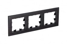 Рамка 3-м AtlasDesign Nature металл оникс | код. ATN312303 | Schneider Electric