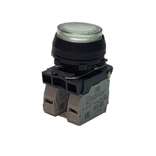 Выключатель Briswik КЕ 171/3м -Л 24В белый 0но+2нз цилиндр с подсветкой IP66 УХЛ2 10А | код aZ-EB-6Ai-3823 | Briswik Выключатель Briswik КЕ 171/3м -Л 24В белый 0но+2нз цилиндр с подсветкой IP66 УХЛ2 10А | код aZ-EB-6Ai-3823 | Briswik