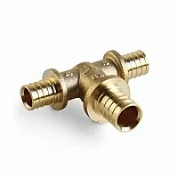 Тройник переходной аксиальный латунный 32x25x32 | код AX8322532 | PRO AQUA