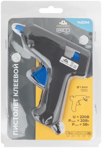 Пистолет клеевой д. 7 мм, 5 Вт (20 Вт) | код 14321М | FIT фото 3