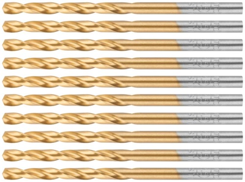Сверло по металлу Cutop Profi с титановым покрытием, 3.5х70 мм (10 шт) | код 52-437 | FIT фото 5