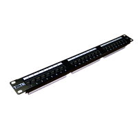 Патч-панель TWT 24 порта, UTP, кат.6, 1U | код TWT-PP24UTP/6 | TWT