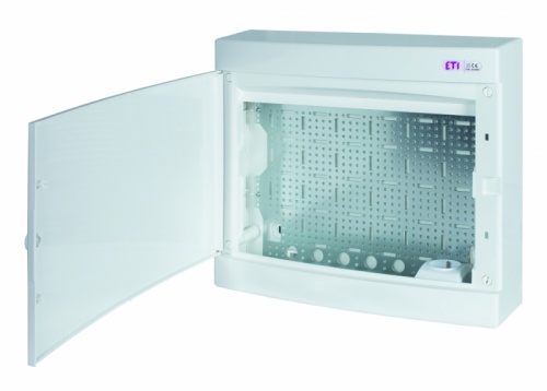 Щит пласт. наружн. исп. ECT 2x18PO MEDIA (8xRJ, розетка 230V, белая дверца) | код 001101309 | ETI Щит пласт. наружн. исп. ECT 2x18PO MEDIA (8xRJ, розетка 230V, белая дверца) | код 001101309 | ETI