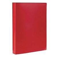Папка 100 вкладышей STAFF, красная, 0,7 мм, 225714 | код 225714 | STAFF