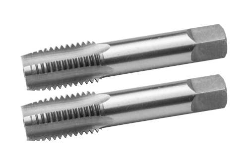 Комплект метчиков М10x1.5мм, сталь 9ХС, ручные | код 4-28006-10-1.5-H2 | ЗУБР