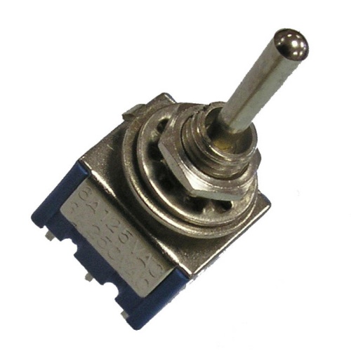 Микротумблер RUICHI MTS-223, (ON)-OFF-(ON), DPDT, 3 А, 250 В, 50 мОм, установочное отверстие 6 мм, 6 контактов | код 56906 | Ruichi Микротумблер RUICHI MTS-223, (ON)-OFF-(ON), DPDT, 3 А, 250 В, 50 мОм, установочное отверстие 6 мм, 6 контактов | код 56906 | Ruichi