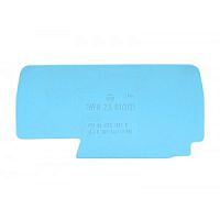 Разделительная пластина, для клемм WKFN 2,5 D1/2..., цвет: синий | код 07.312.7055.6 | Wieland