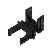 Крепеж-клипса для трубы o 25 мм черная (10 шт./уп.) REXANT | код 28-0125-5 | REXANT