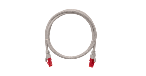 Коммутационный шнур NIKOMAX U/UTP 4 пары, Кат.6a (Класс Ea), 500МГц, 2хRJ45/8P8C, T568B, заливной, с защитой защелки, многожильный, BC (чистая медь), 24AWG (7х0,195мм), LSZH нг(А)-HFLTx, серый, 3м | код NMC-PC4UA55B-030-C-GY | NIKOMAX Серия