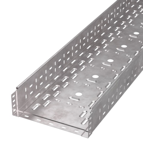 Лоток перфорированный Стандарт HDZ 300х100х3000 (0,8 мм) (6 м/уп) Промрукав | код PR16.1235 | ПРОМРУКАВ