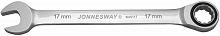 W45117 Ключ гаечный комбинированный трещоточный, 17 мм | код W45117 | JONNESWAY