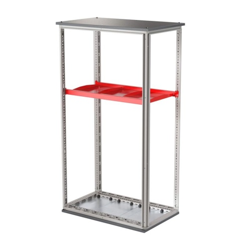 Полка усиленная выдвижная, 3 сегмента, Г = 1000 мм, для шкафов DAE/CQE шириной 600 мм | код R5RE3E610 | DKC